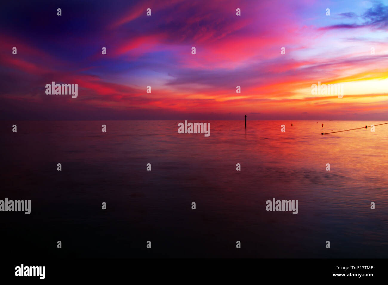 Beautiful clouds over ocean hi-res stock photography and images - Alamy