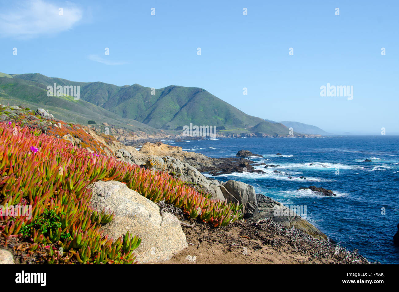 Big Sur coast California, USA Stock Photo