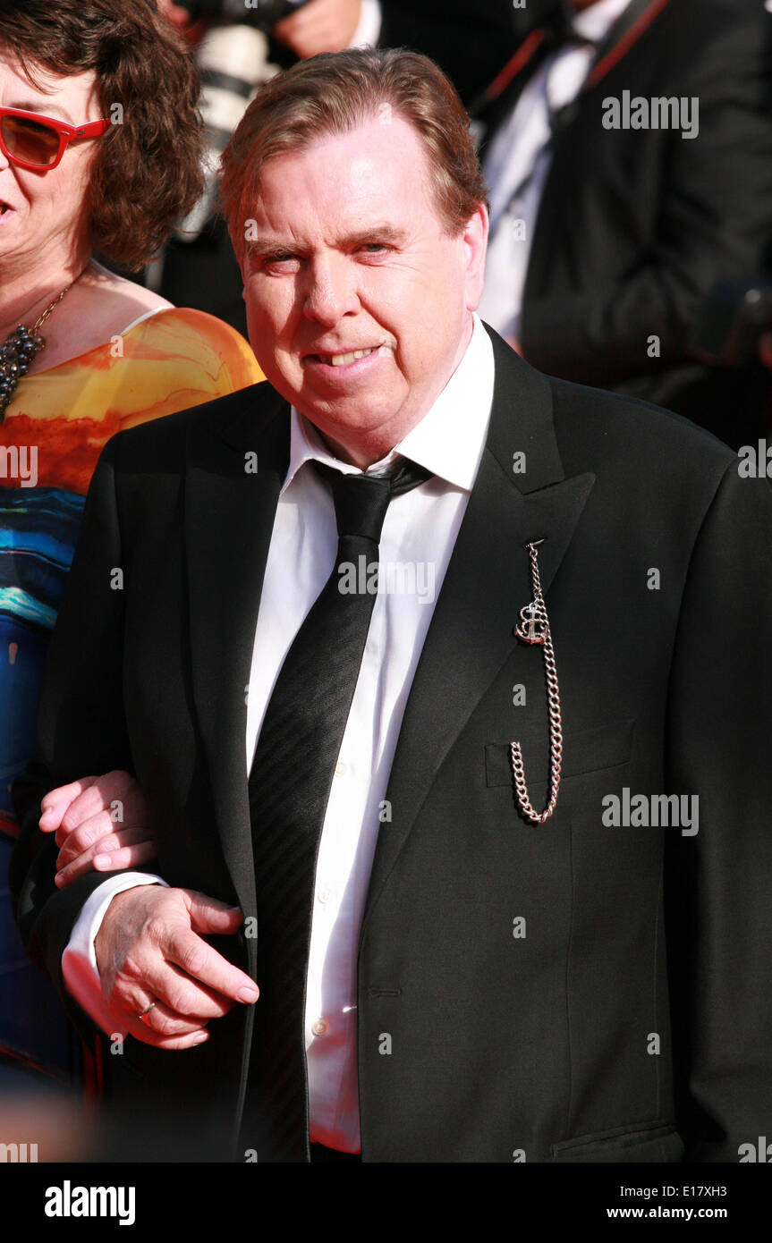 Actor Timothy Spall at the Palme d'Or Closing Awards Ceremony red
