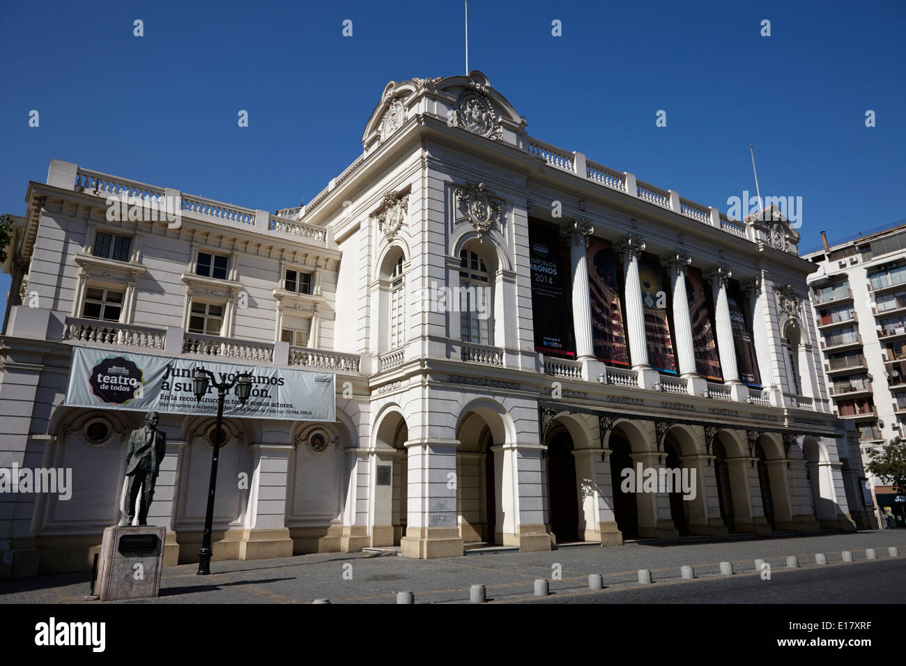 Municipal theatre santiago hi-res stock photography and images - Alamy