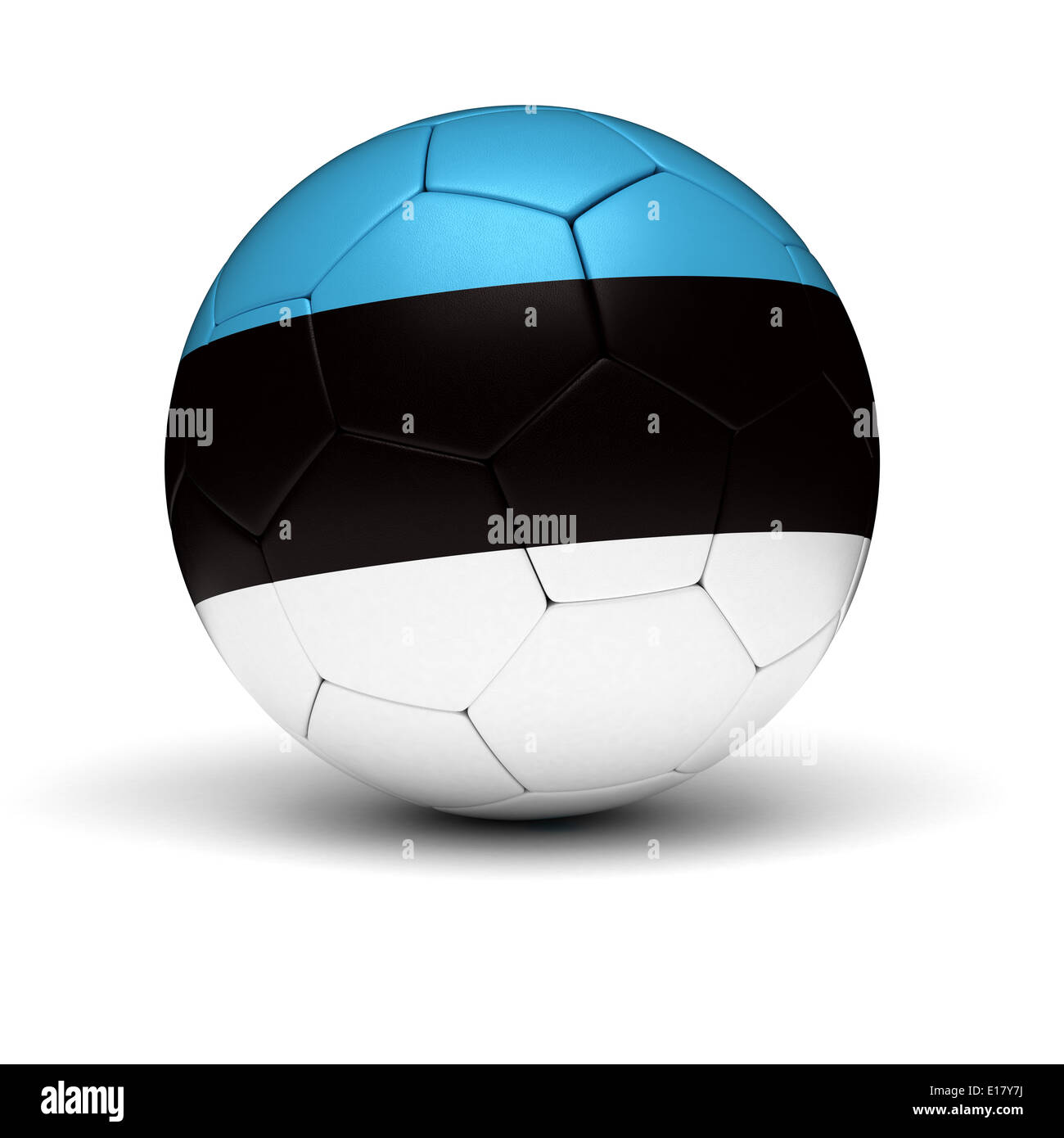 Estonian Football (isolated with clipping path Stock Photo Alamy