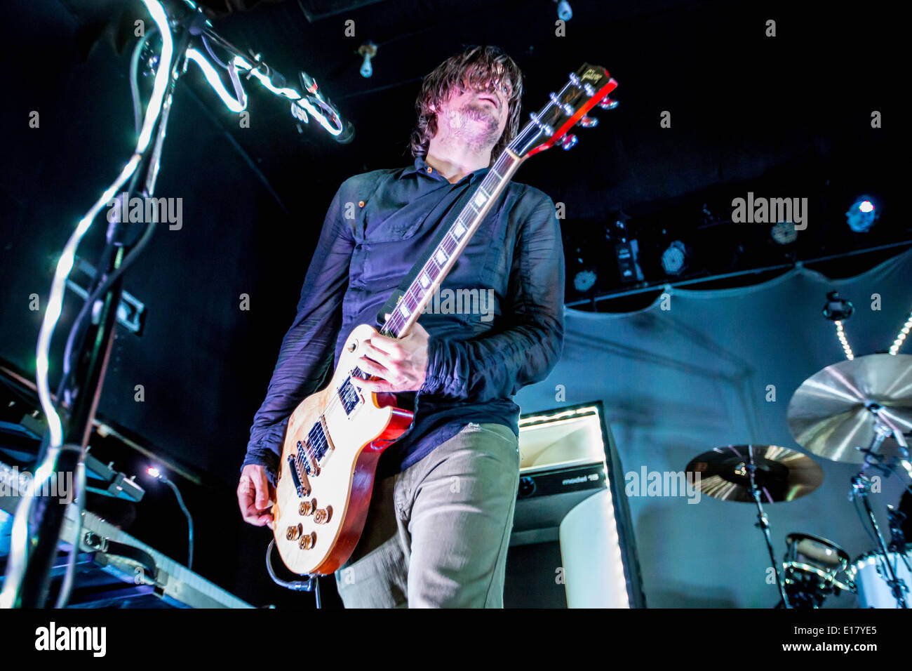 Detroit, Michigan, USA. 26th May, 2014. Guitarist GREG EDWARDS of FAILURE performing on the North American Reunion Tour at St. Andrews Hall in Detroit, MI on May 25th 2014 Credit:  Marc Nader/ZUMA Wire/ZUMAPRESS.com/Alamy Live News Stock Photo