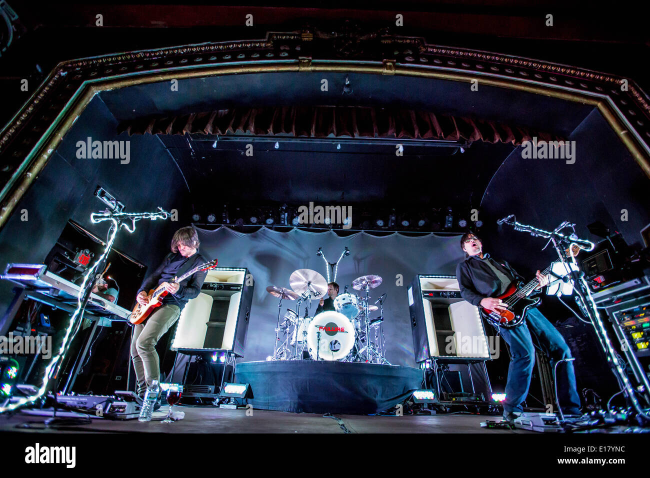 Detroit, Michigan, USA. 26th May, 2014. FAILURE performing on their North American Reunion Tour at St. Andrews Hall in Detroit, MI on May 25th 2014 Credit:  Marc Nader/ZUMA Wire/ZUMAPRESS.com/Alamy Live News Stock Photo