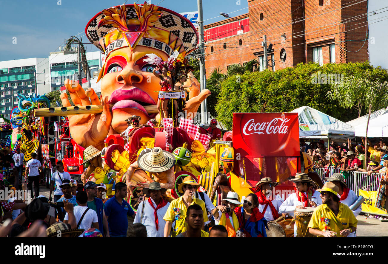 Performers in the Carnival de Barranquilla Stock Photo - Alamy