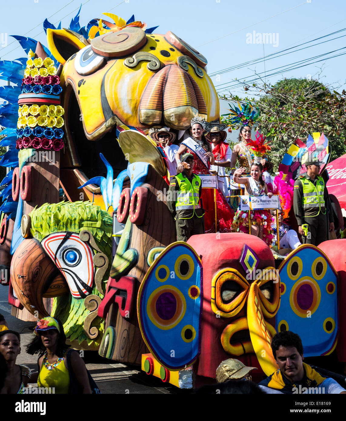 Performers in the Carnival de Barranquilla Stock Photo - Alamy