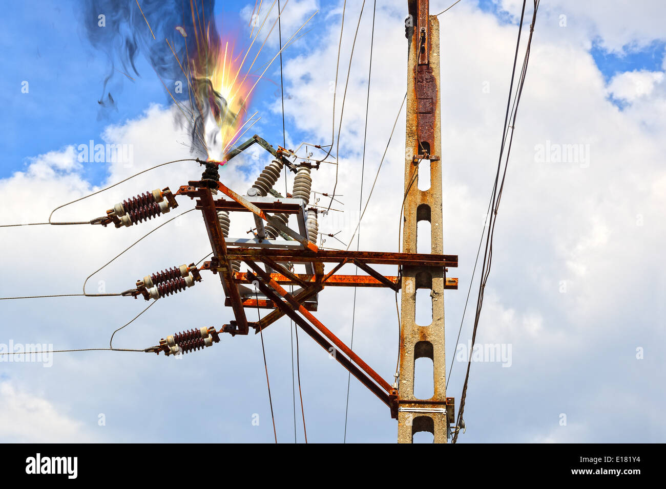 Spark system transformer hires stock photography and images Alamy