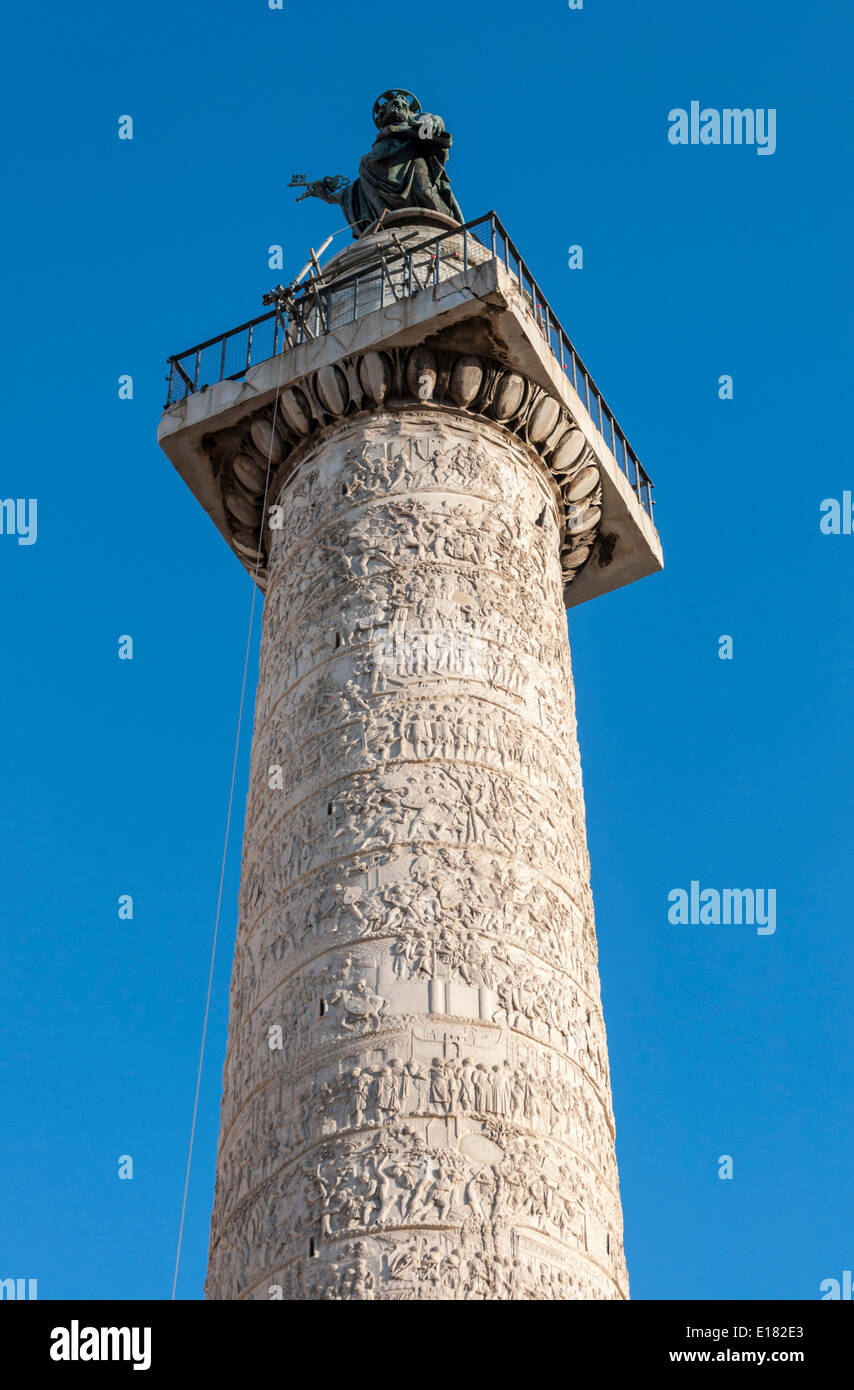 Column of Trajan, Rome, Italy Stock Photo
