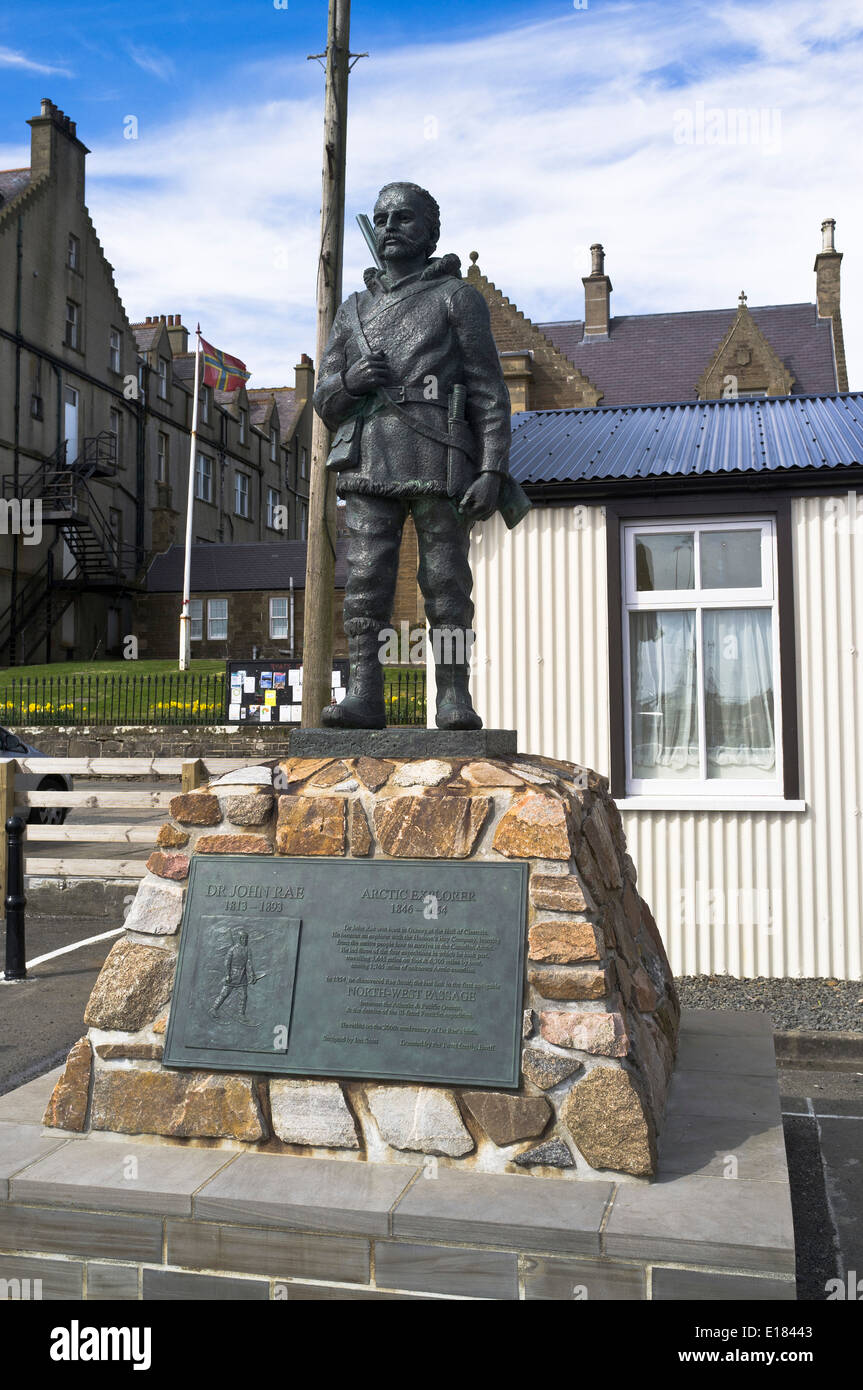 dh STROMNESS ORKNEY Arctic explorer John Rae statue memorial monument