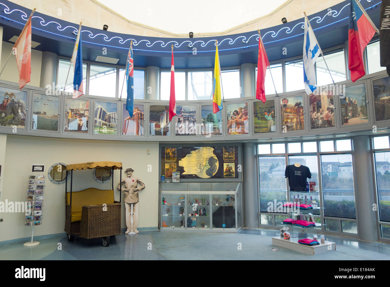 Visitor's center in Atlantic city NJ Stock Photo Alamy
