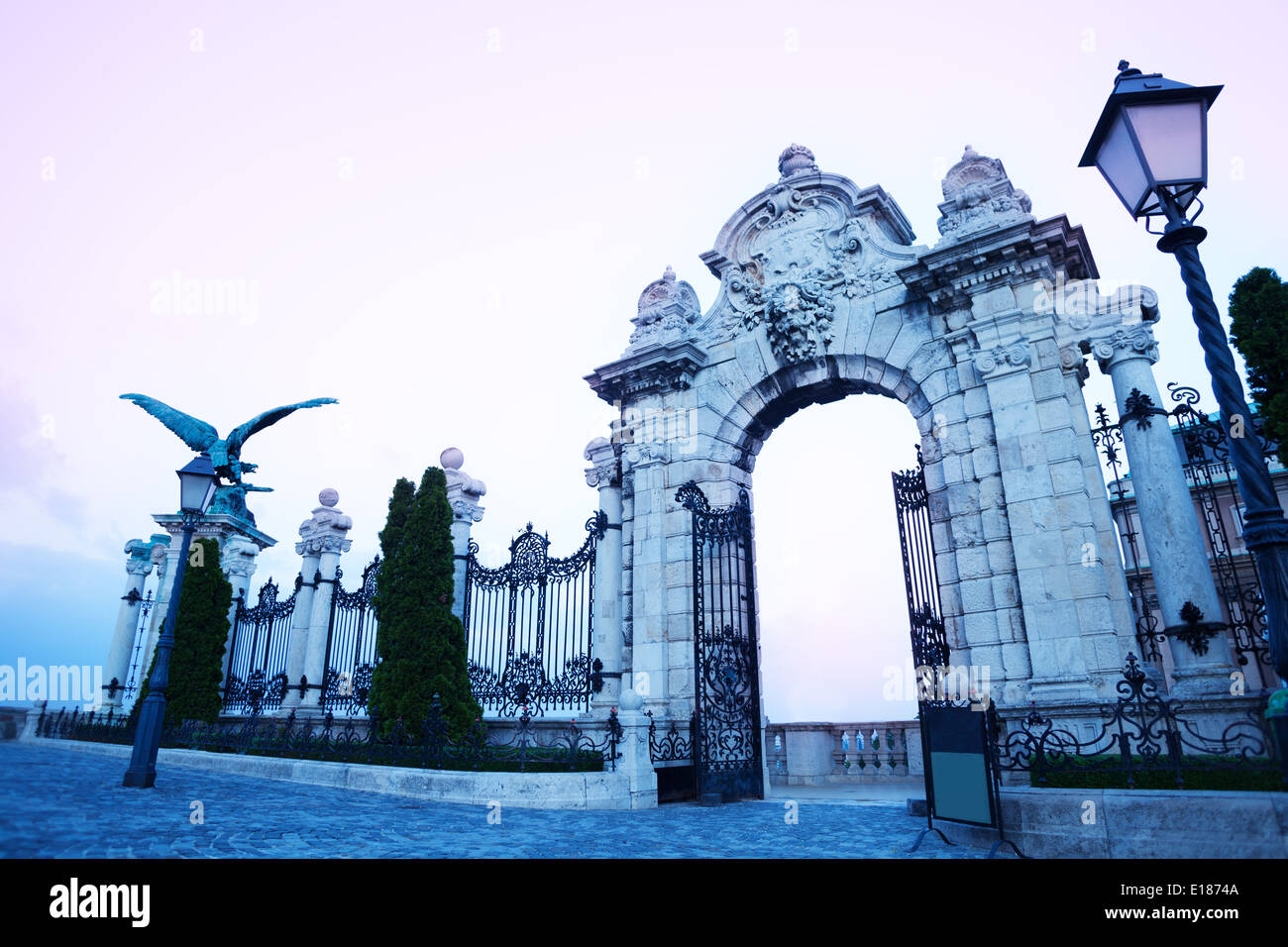 Heavens doors in Budapest, Hungary Stock Photo