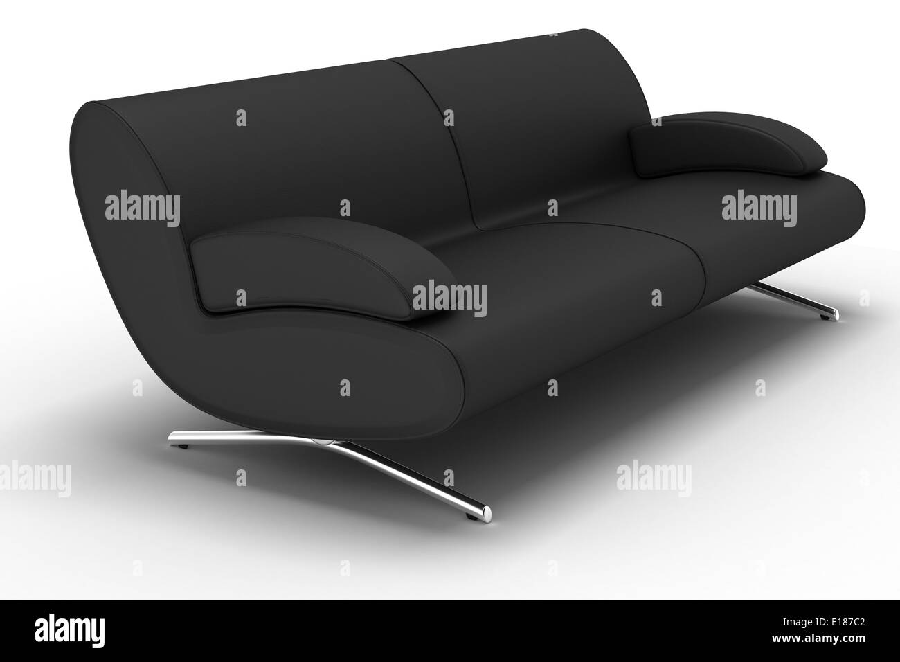 Black leather interior Black and White Stock Photos & Images Alamy