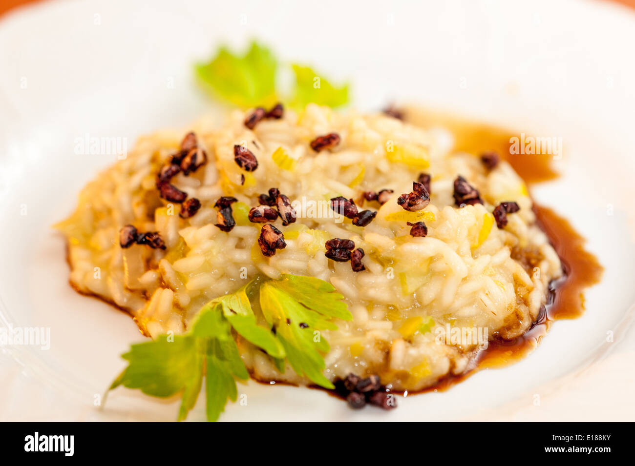 Plate of prepared food in Baltimore, Maryland, USA Stock Photo