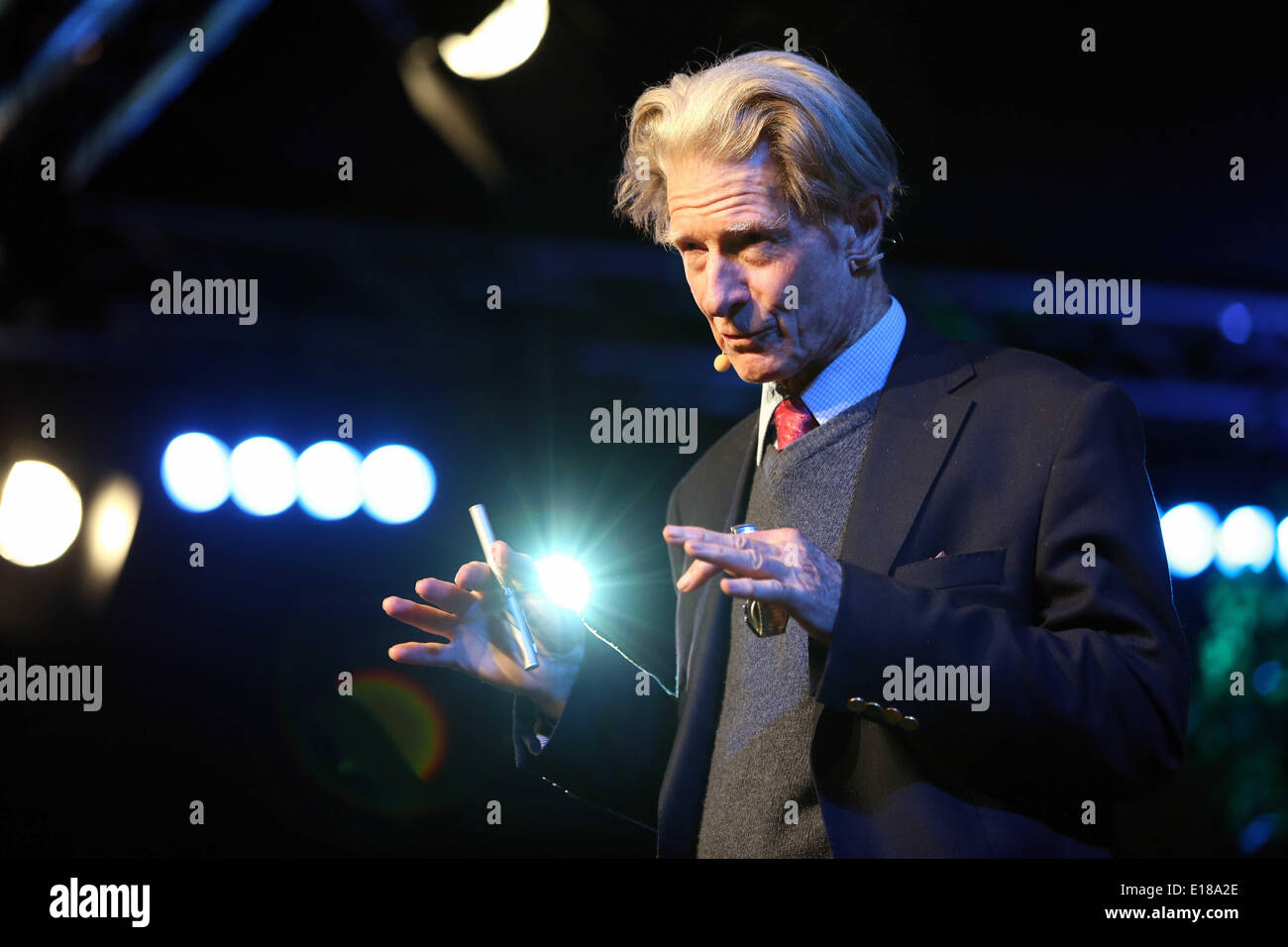 Hay on Wye, UK. 26th May, 2014. Pictured Biologist John Gurdon. Re