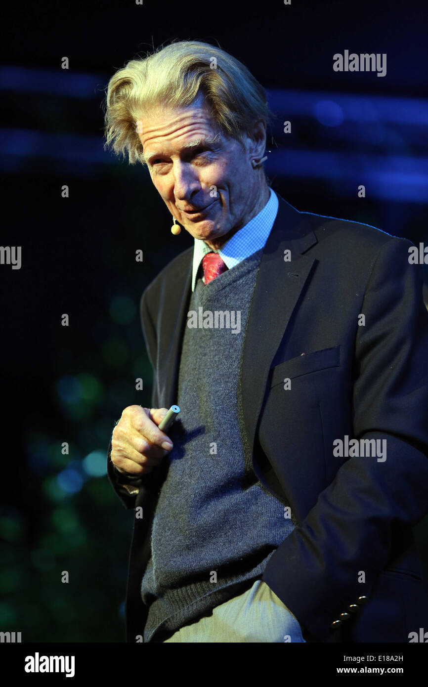 Hay on Wye, UK. 26th May, 2014. Pictured Biologist John Gurdon. Re