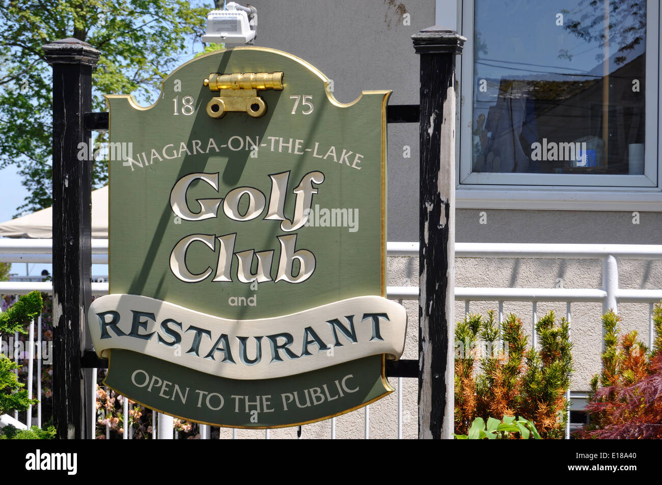 Niagara on the Lake Golf Club Restaurant Stock Photo