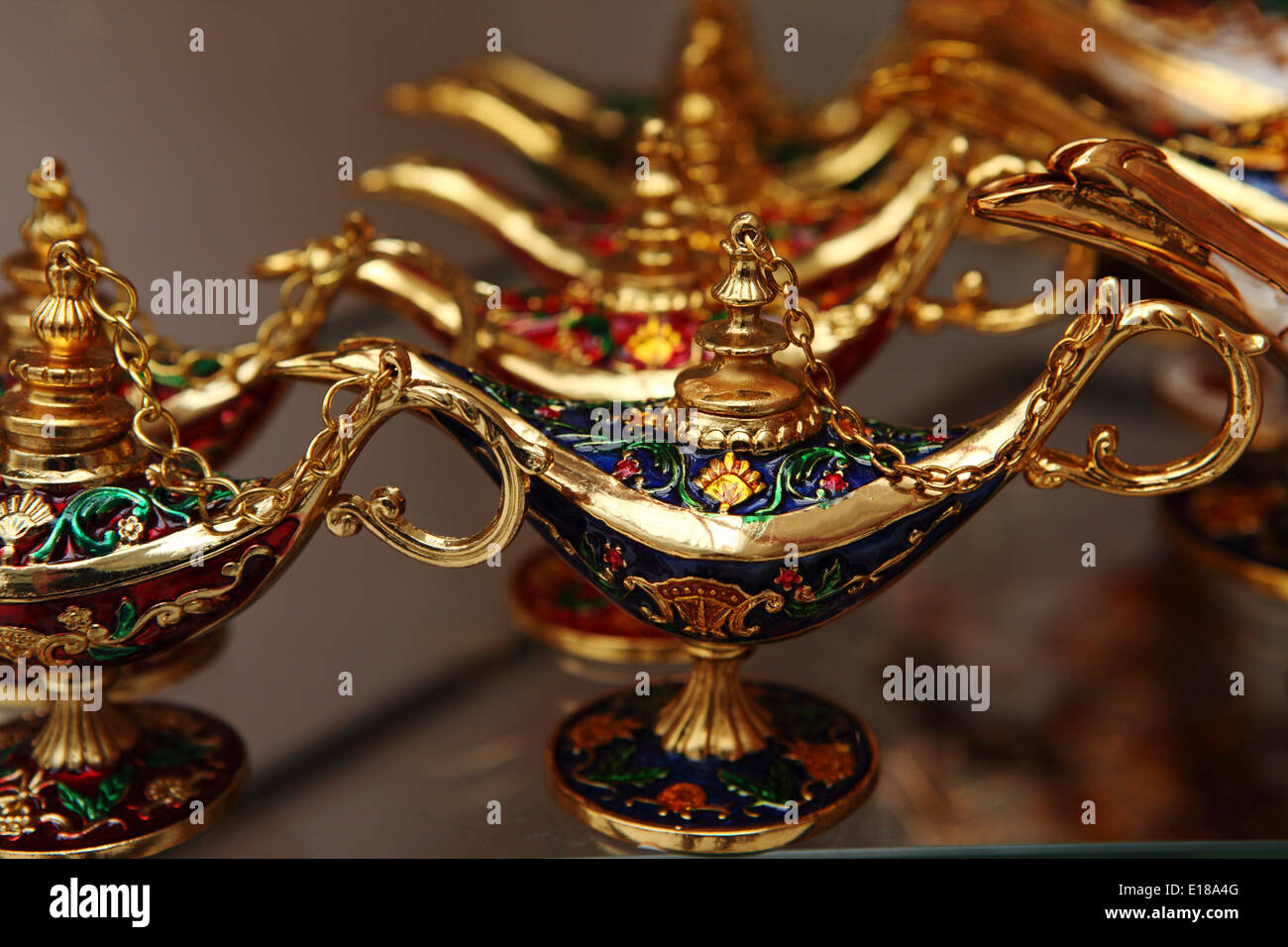 Arabian lamp souvenirs in Abu Dhabi Stock Photo 69639712 Alamy