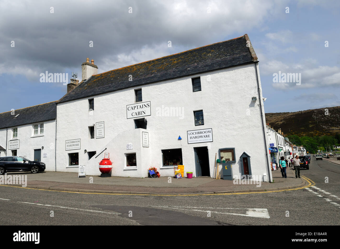 Captains Cabin (hardware store) Ullapool,Scotland Stock Photo Alamy