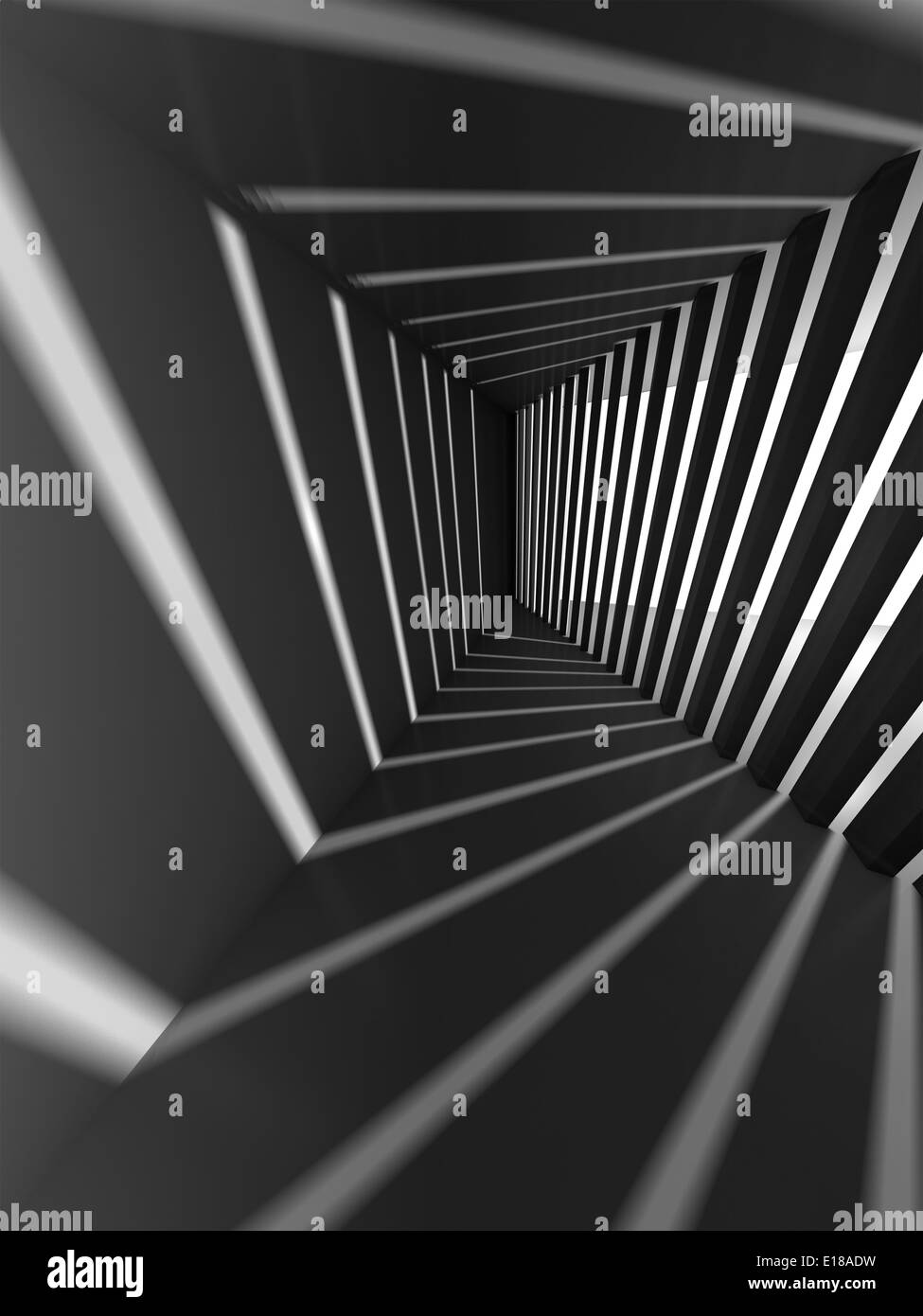 Abstract dark 3d interior background with light beams Stock Photo - Alamy