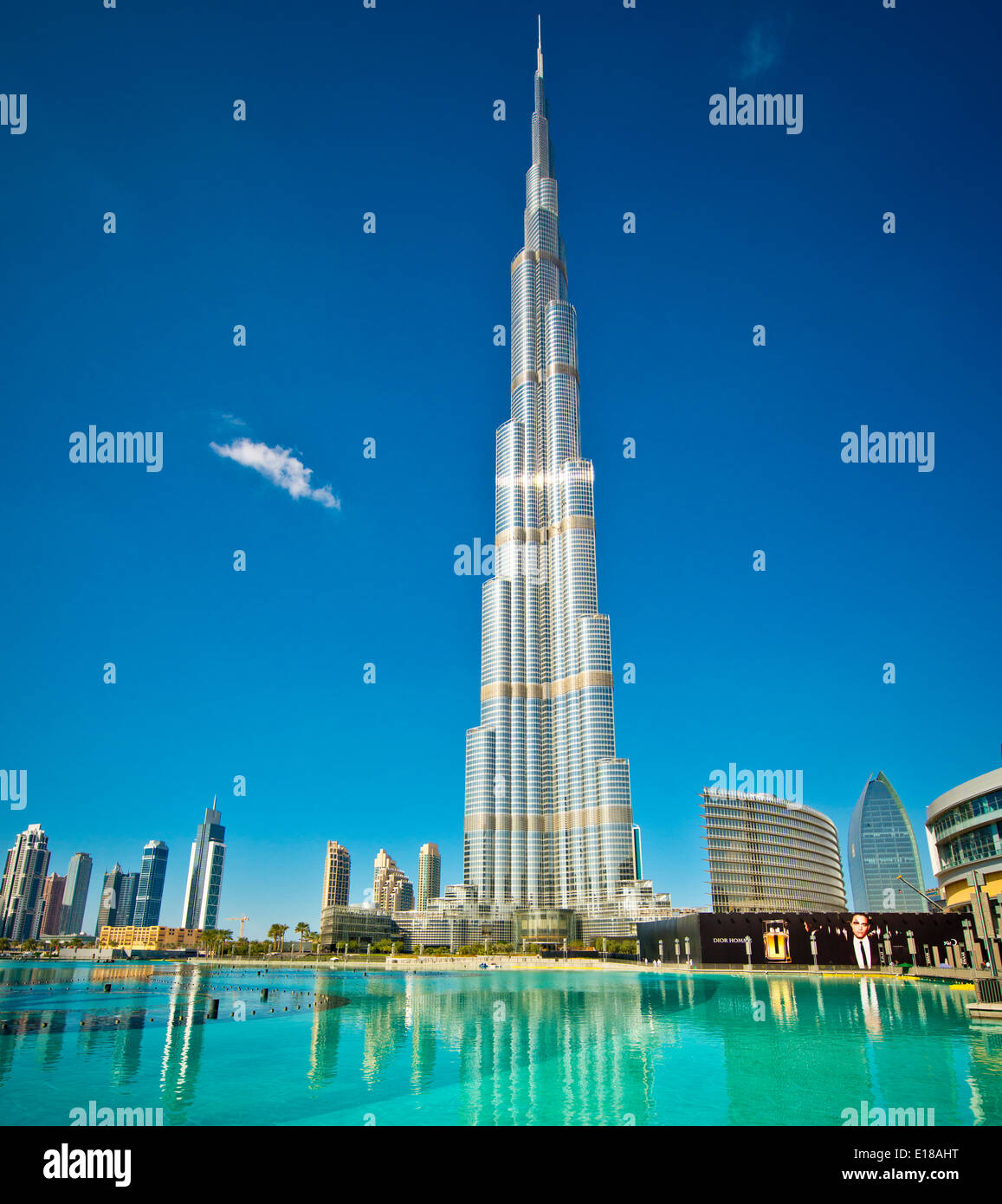 Burj Khalifa Dubai Stock Photo