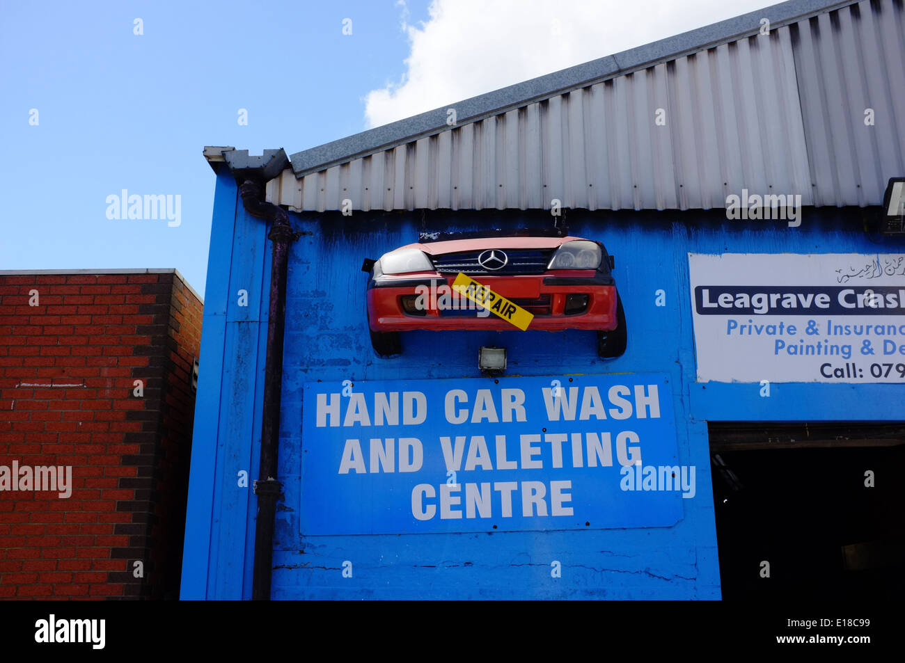 Hand Car Wash and Valeting Centre in Luton Stock Photo Alamy