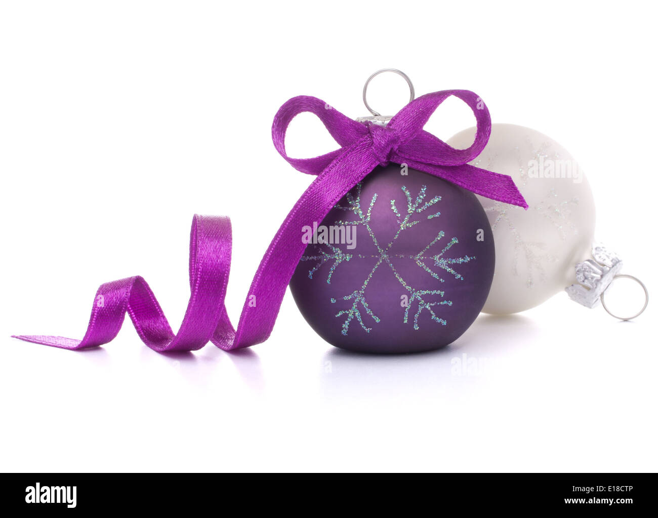 Christmas ball isolated on white background cutout Stock Photo - Alamy