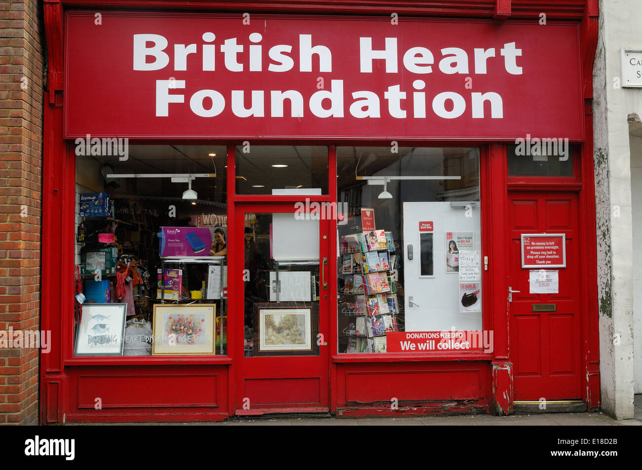 British Heart Foundation shop in Aylesbury Stock Photo - Alamy