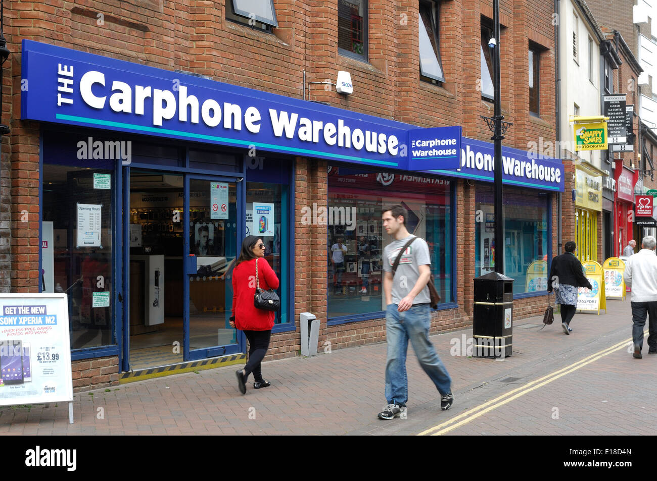 The Carphone Warehouse store in Aylesbury Stock Photo