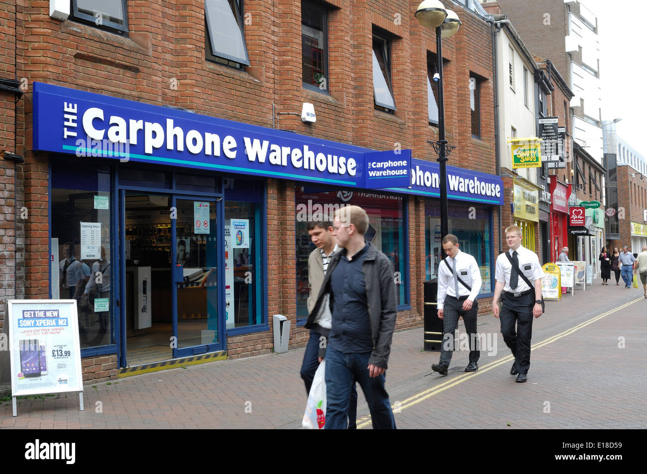 The Carphone Warehouse store in Aylesbury Stock Photo