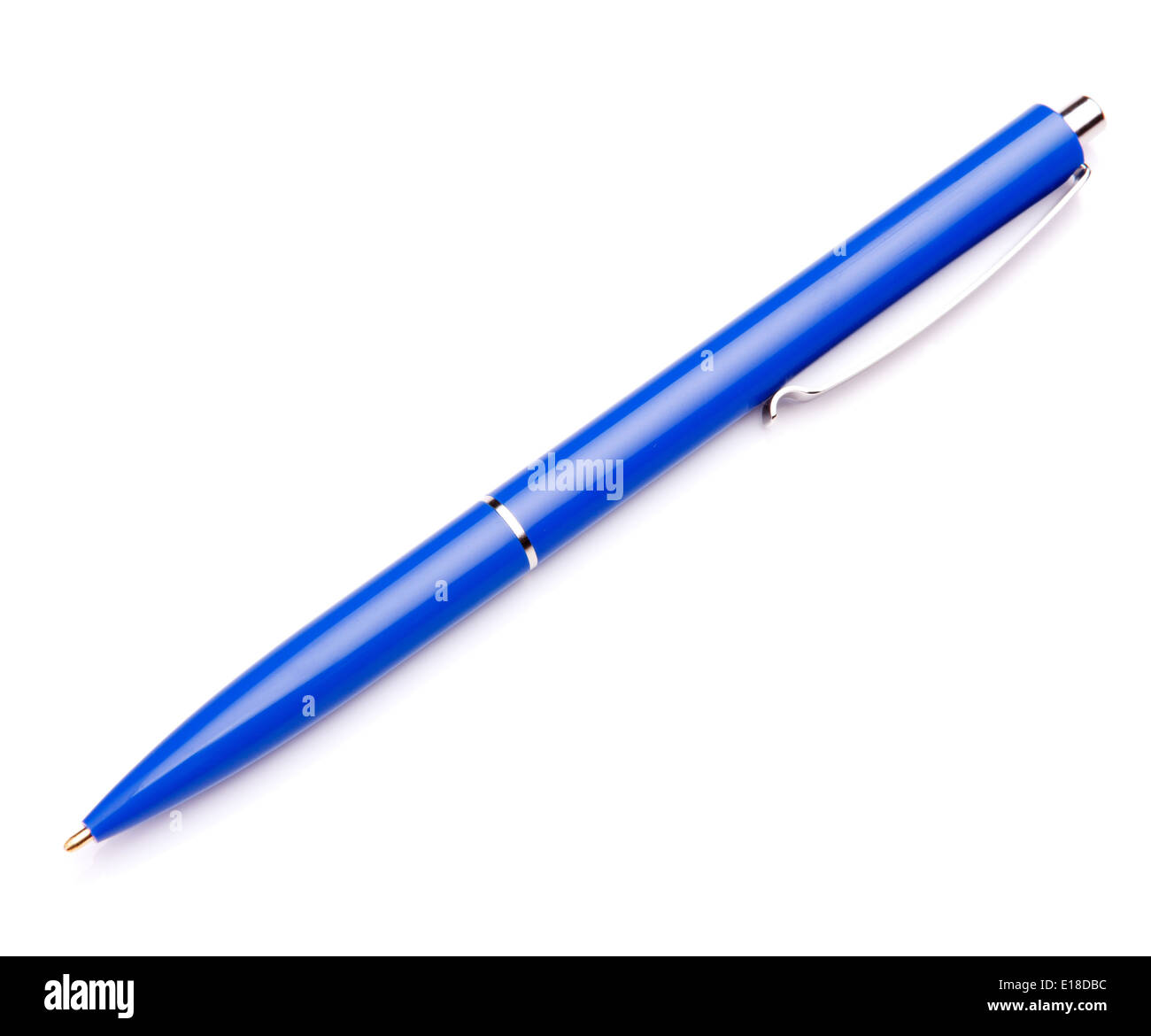 Ballpoint pen isolated on white background cutout Stock Photo - Alamy