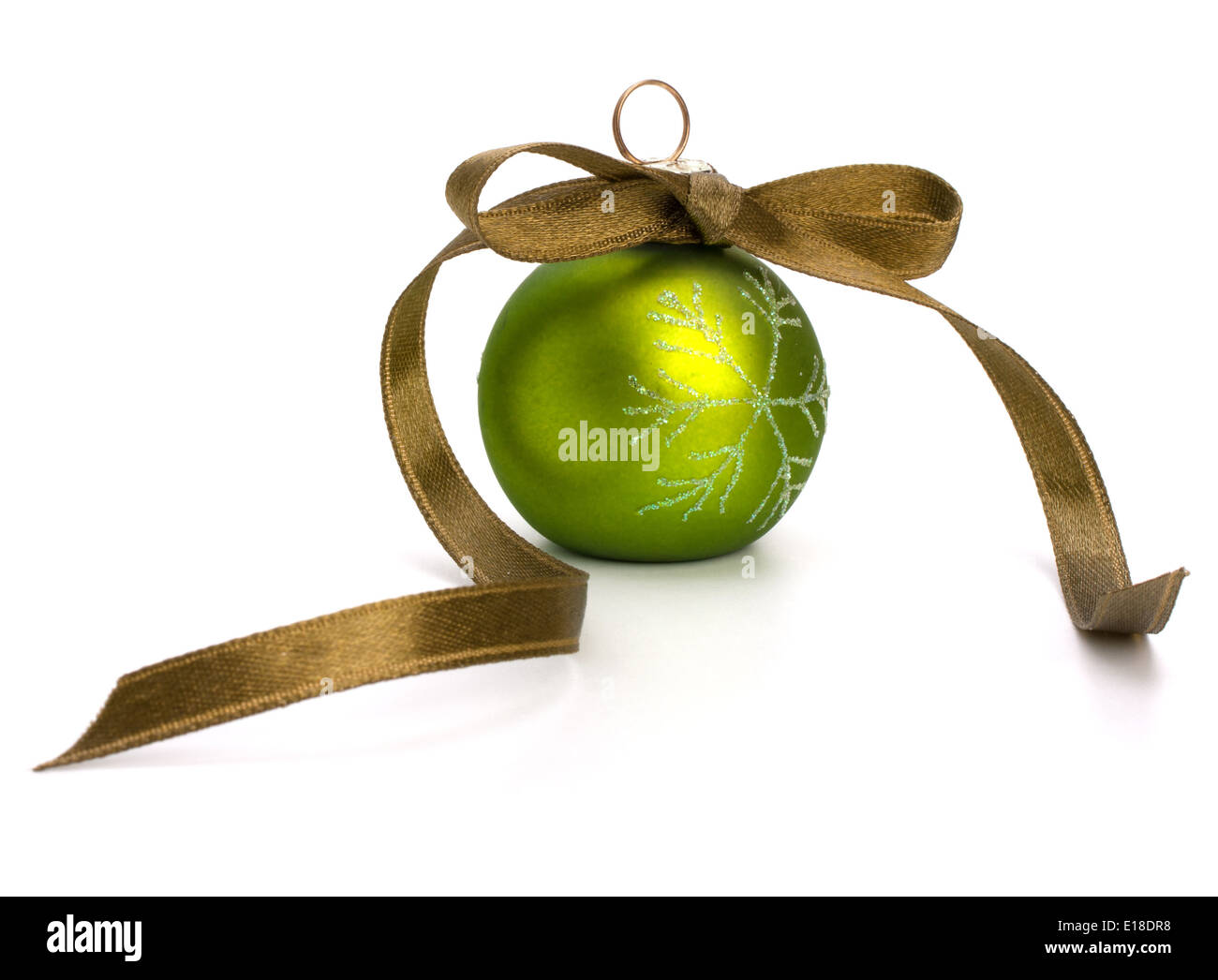Christmas ball isolated on white background Stock Photo - Alamy