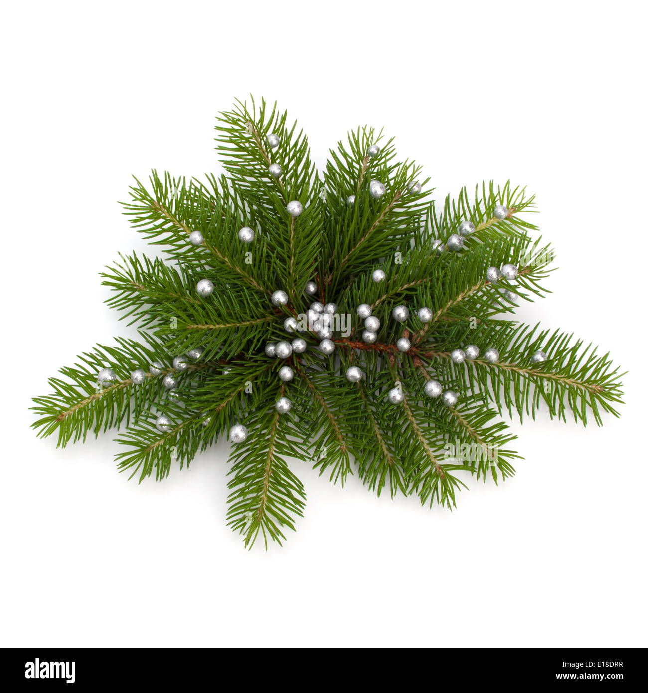 Christmas decoration isolated on white background Stock Photo