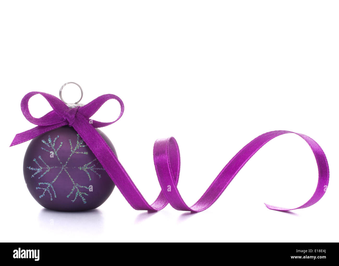 Christmas ball isolated on white background cutout Stock Photo - Alamy