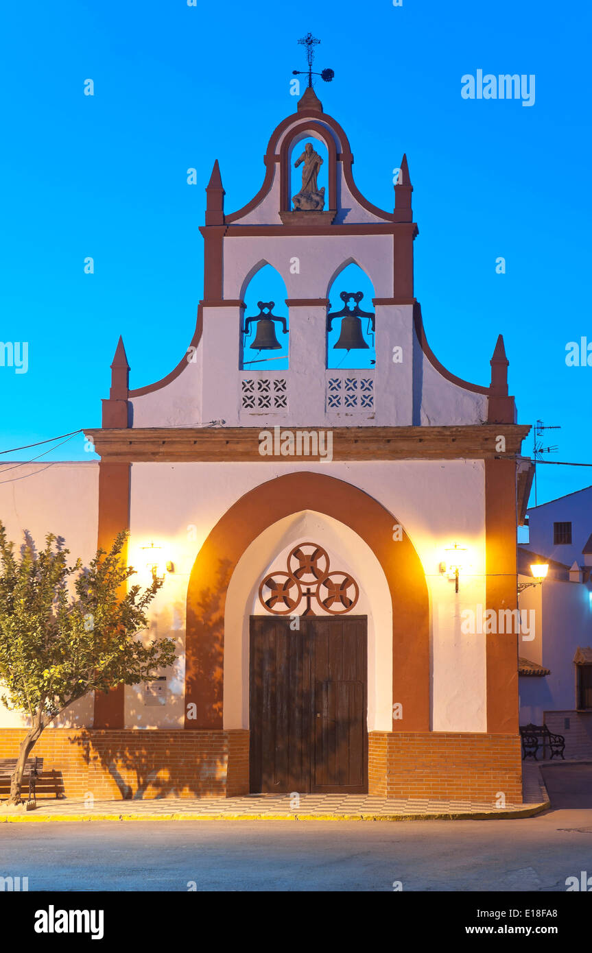 Church of Nuestra Señora de la Fuensanta, Corcoya, Seville-province, Region of Andalusia, Spain, Europe Stock Photo