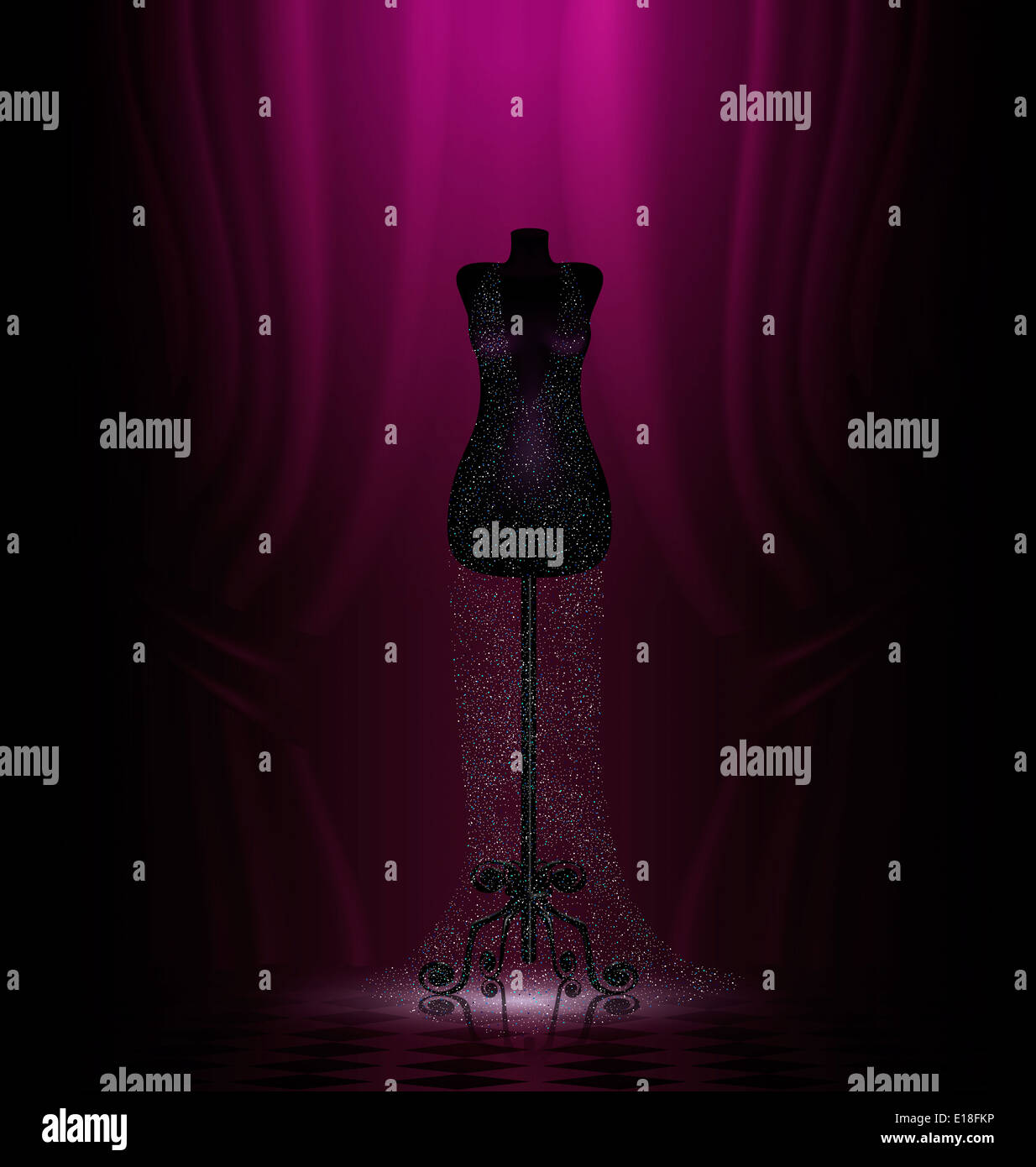 Black dress and mannequin hi-res stock photography and images - Alamy