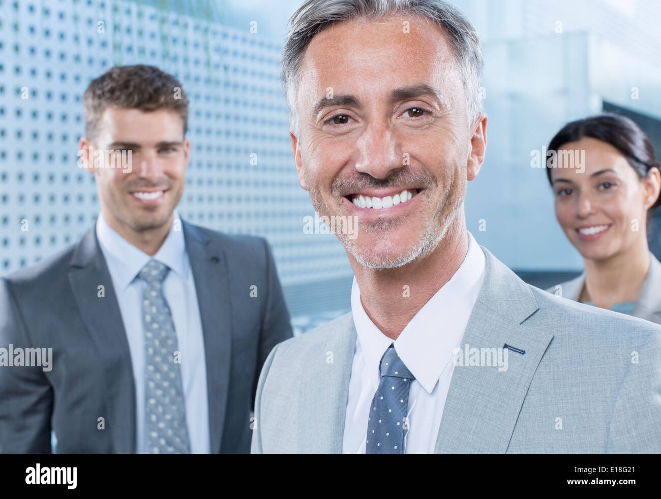 Portrait of confident business people Stock Photo