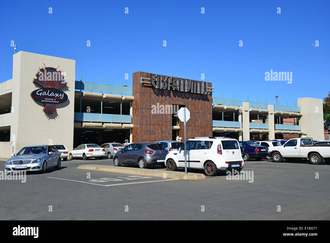 Entrance to East Rand Mall, Boksburg, East Rand, Gauteng Province, Republic of South Africa Stock Photo