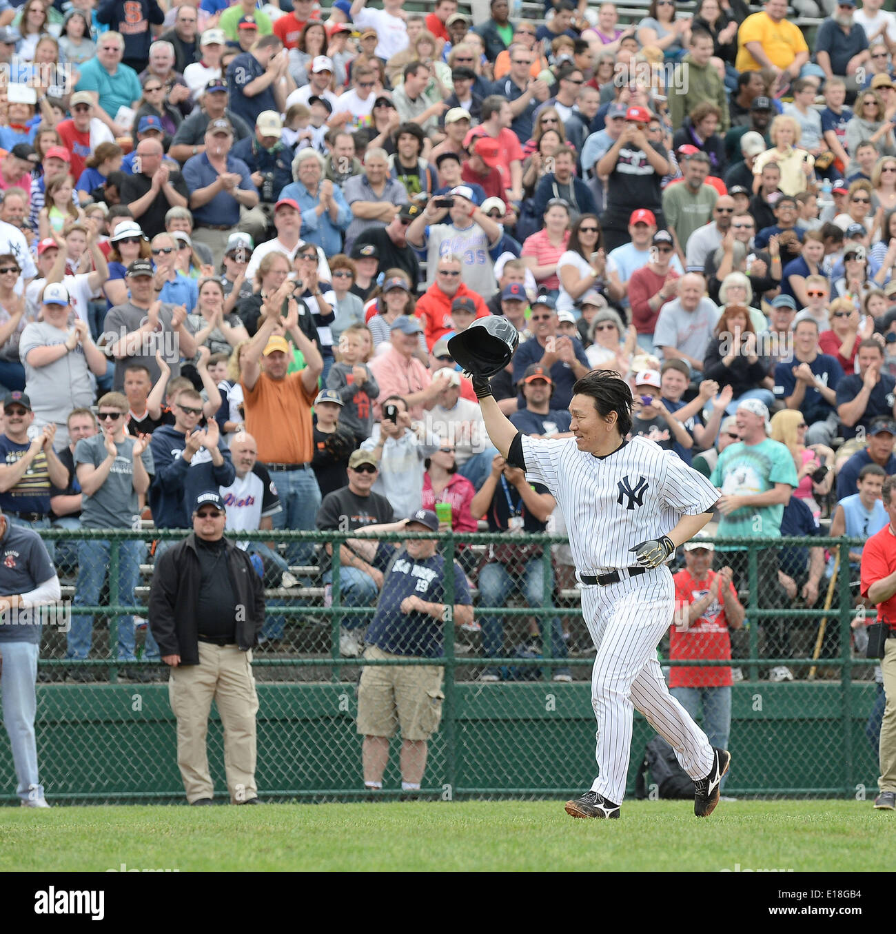 Cooperstown, New York, USA. 24th May, 2014. Hideki Matsui (Yankees) MLB
