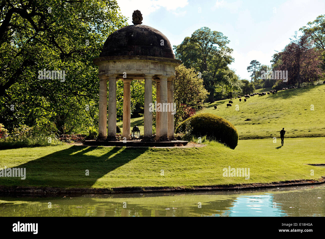 Folly in the gardens of Belcombe Court, Bradford-on-Avon, Wiltshire. Stock Photo