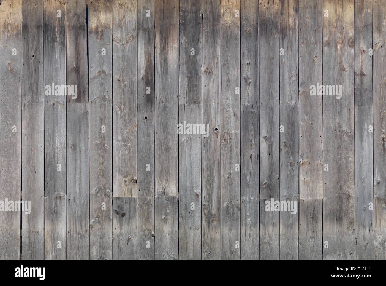 Gray weathered wooden wall texture background Stock Photo