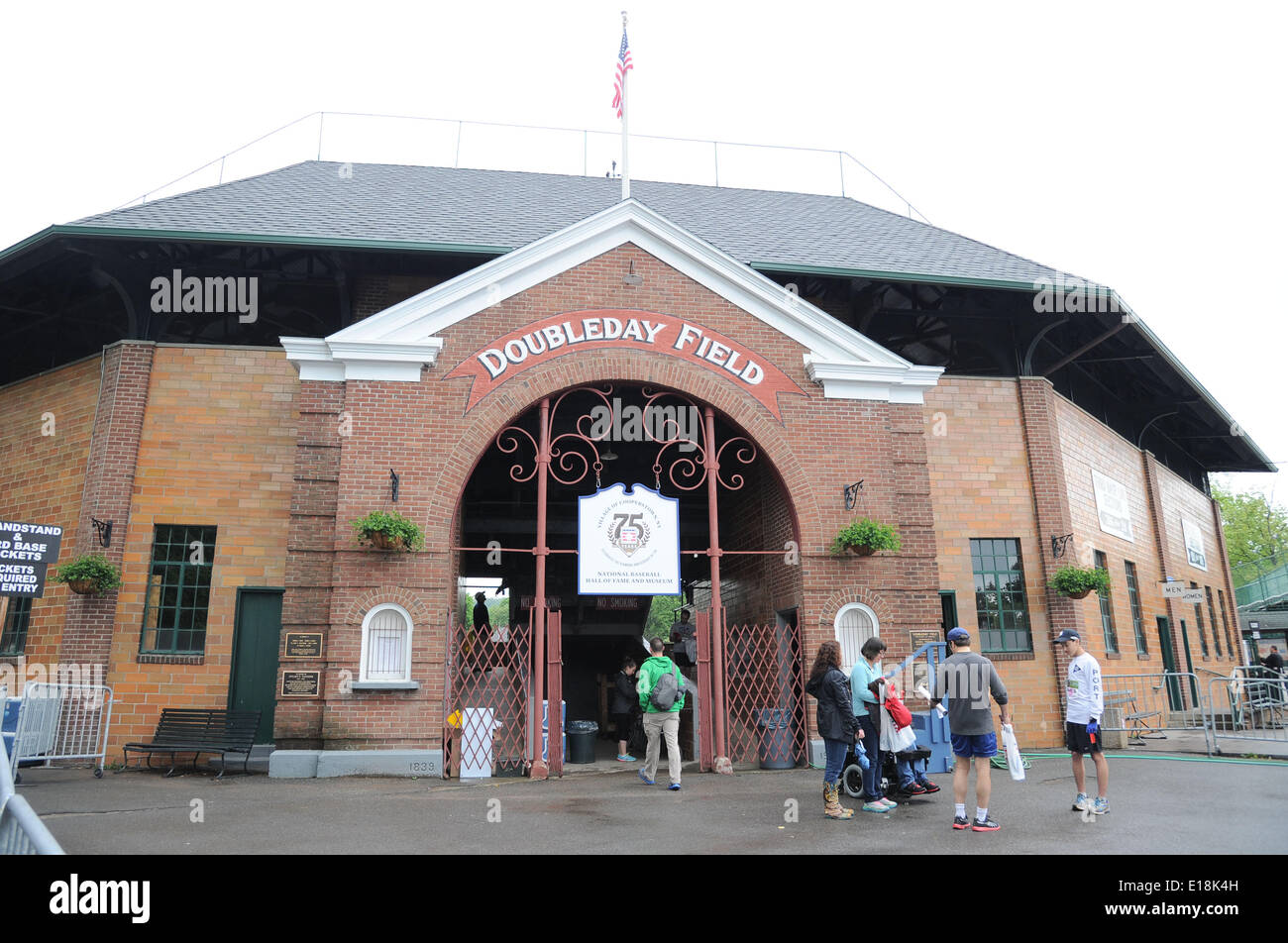 Cooperstown, New York, USA. 24th May, 2014. Doubleday Field MLB A