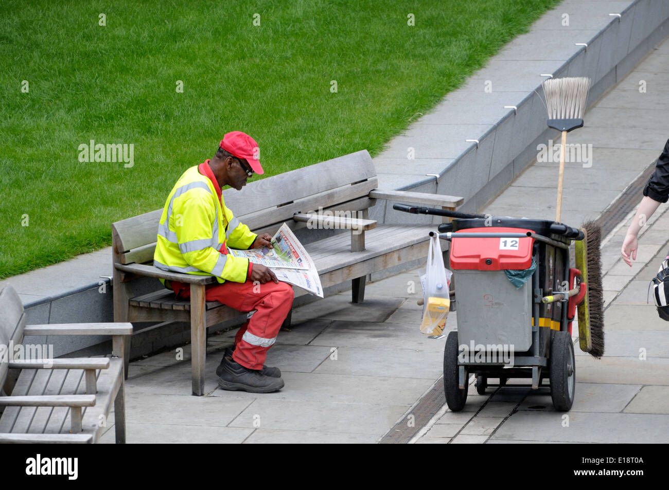 Street sweeper truck picture