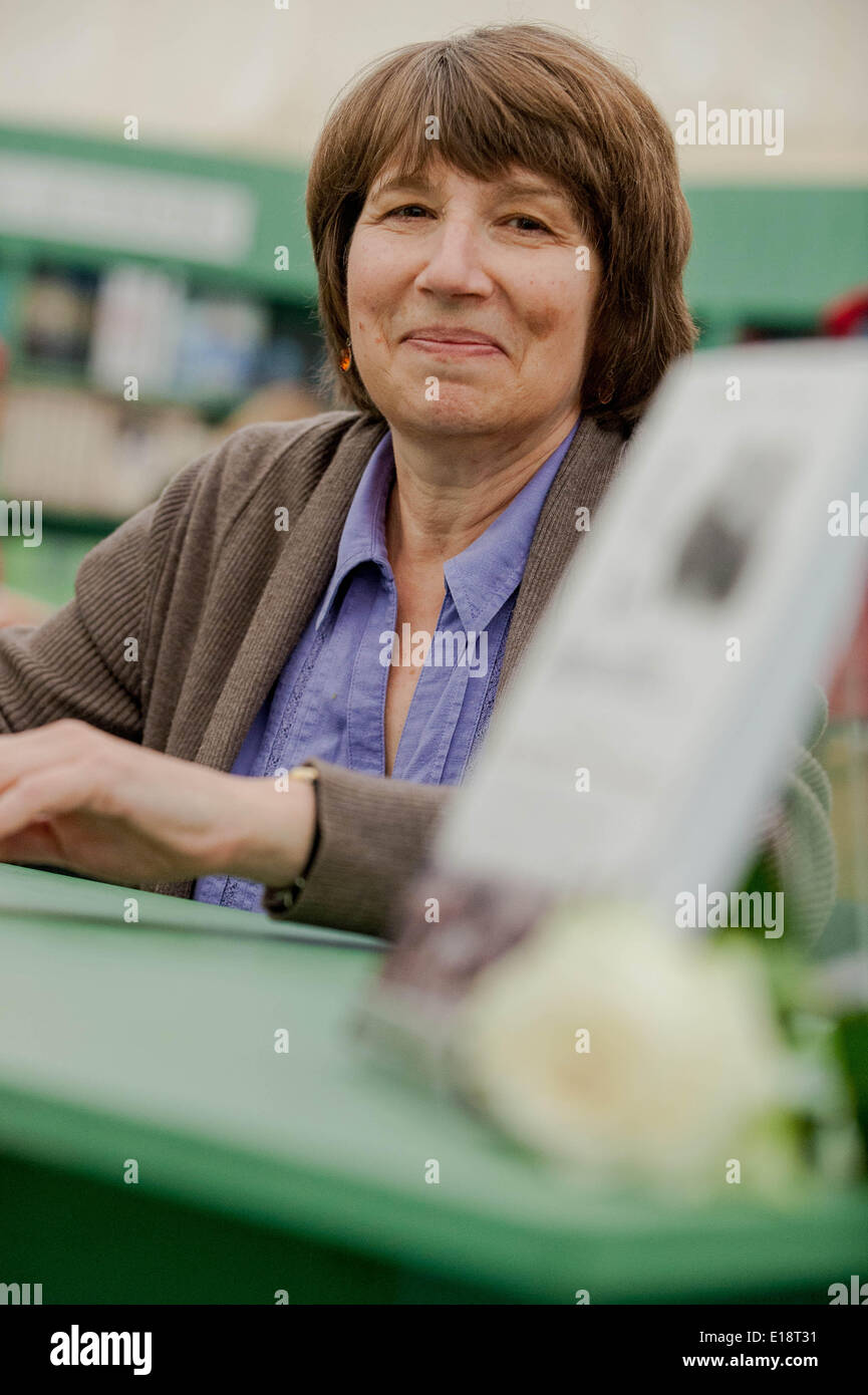 Tuesday 27 May 2014, Hay on Wye, UK Pictured: Bethan Rhys Roberts  Re: The Hay Festival, Hay on Wye, Powys, Wales UK. Stock Photo