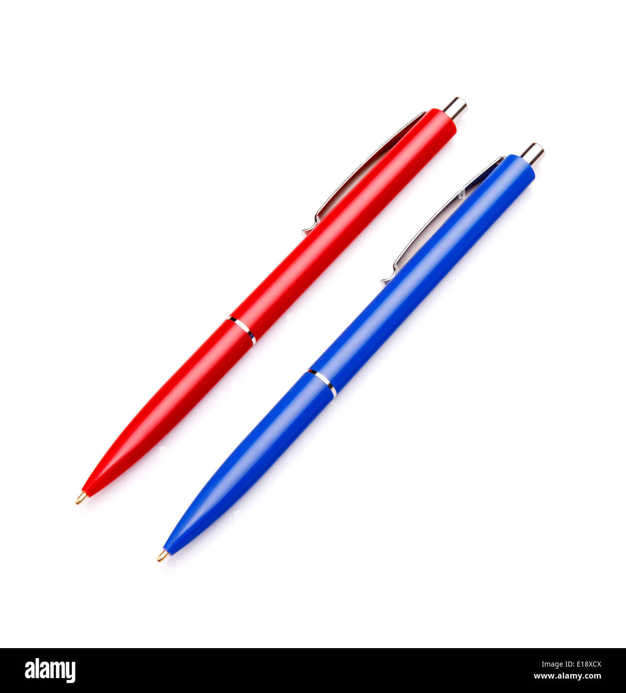Ballpoint pen isolated on white background cutout Stock Photo - Alamy