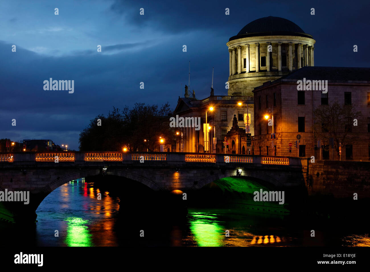 The Law Courts, Inns Quay, River Liffey, Dublin, Republic of Ireland