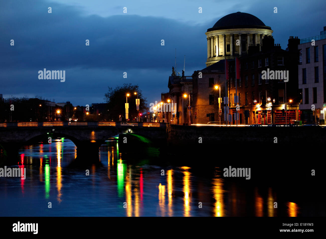 The Law Courts, Inns Quay, River Liffey, Dublin, Republic of Ireland