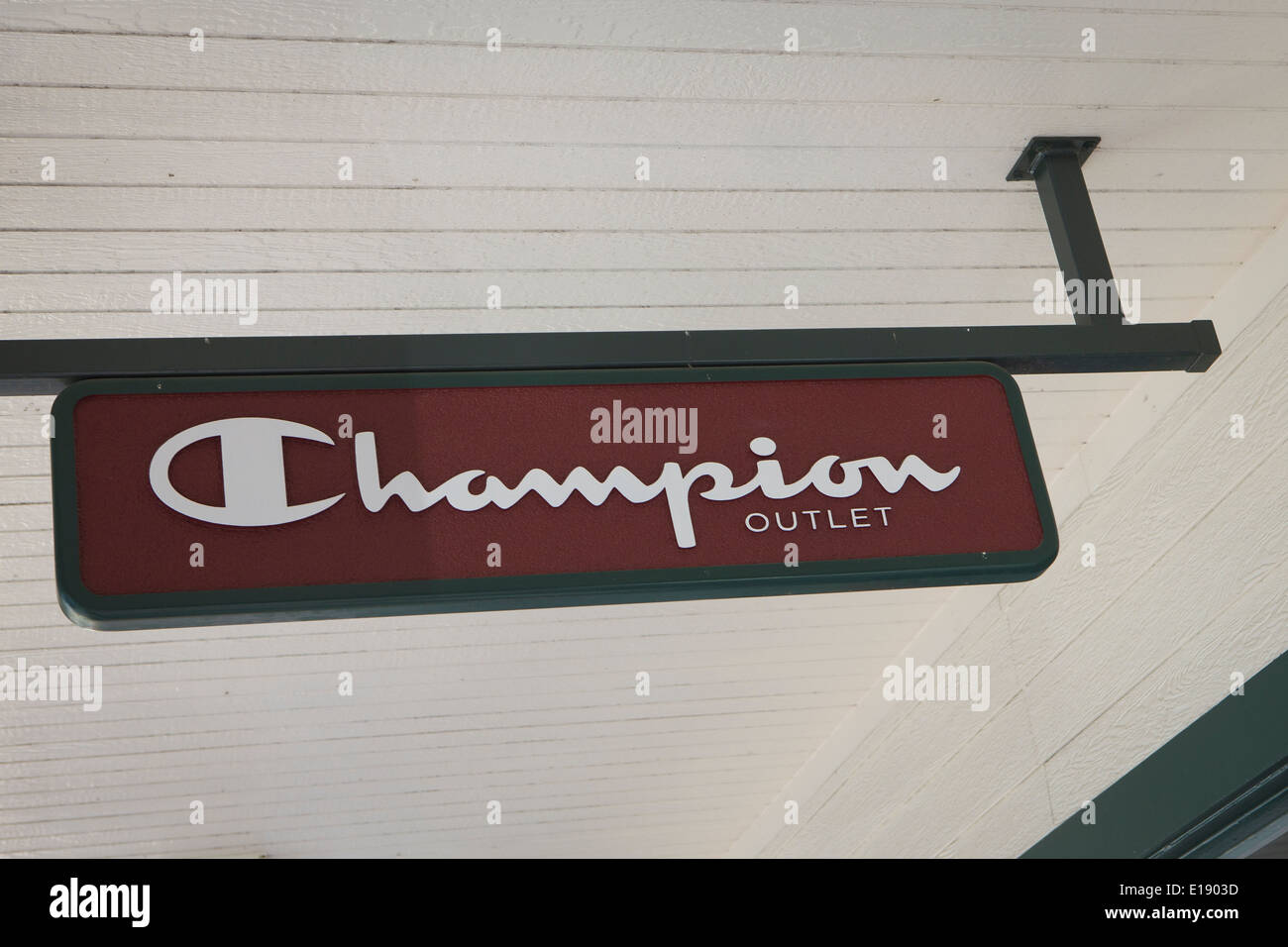 Champion Outlet store is pictured in Tanger Outlets in Sevierville, Tennessee Photo - Alamy