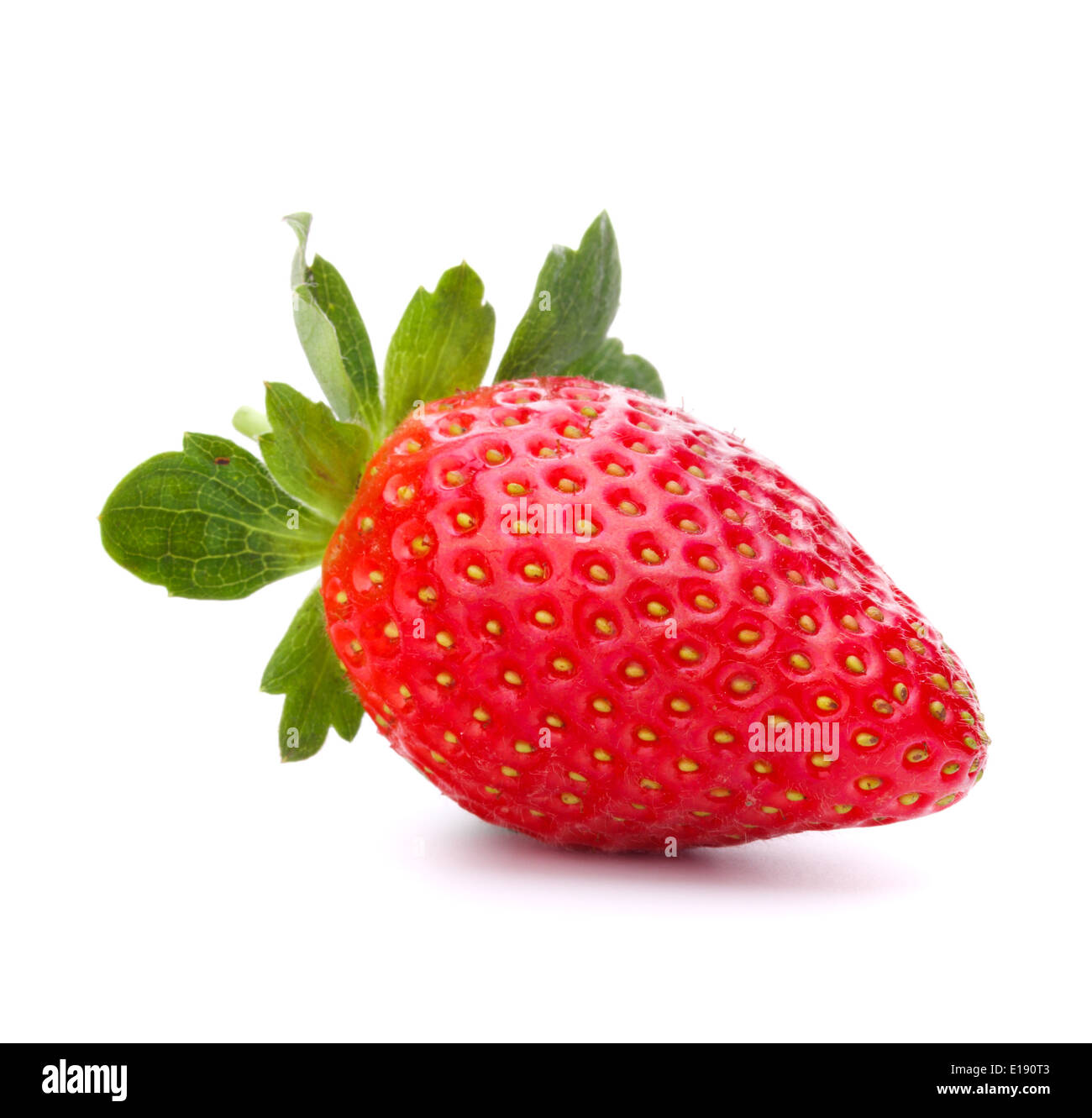 Strawberry isolated on white background cutout Stock Photo - Alamy