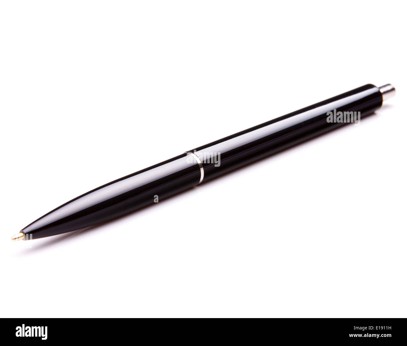 Ballpoint pen isolated on white background cutout Stock Photo - Alamy