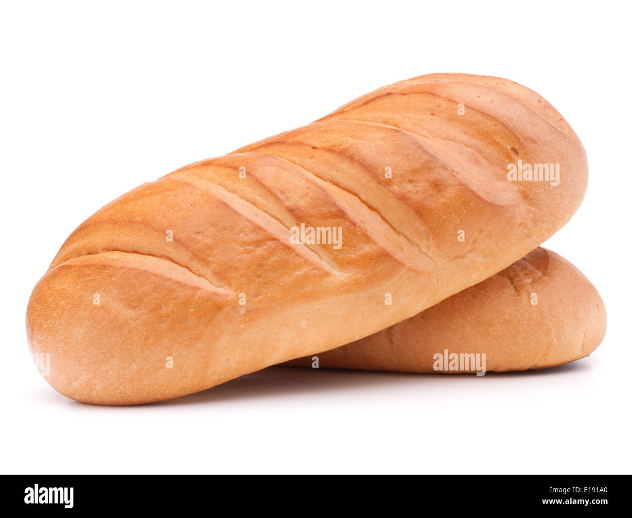 fresh bread isolated on white background cutout Stock Photo Alamy