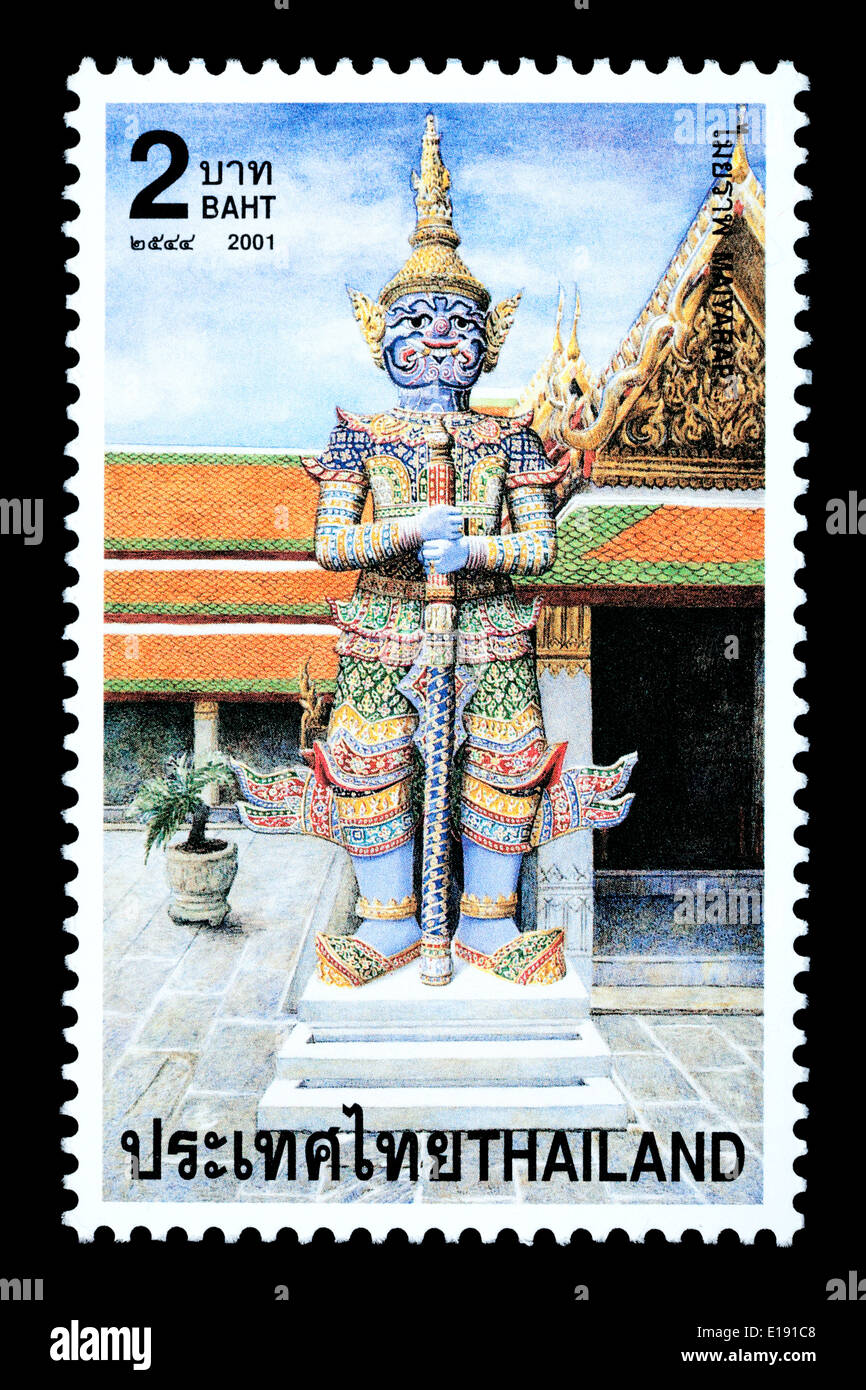 Thailand - Circa 2001: A Thai postage stamp printed in Thailand ...